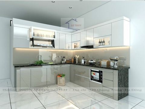 Tủ bếp sang trọng, cao cấp