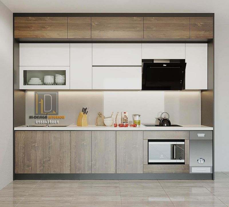 Tủ Bếp Căn Hộ Hiện Đại 7 Tủ bếp hiện đại thành phố Hạ Long