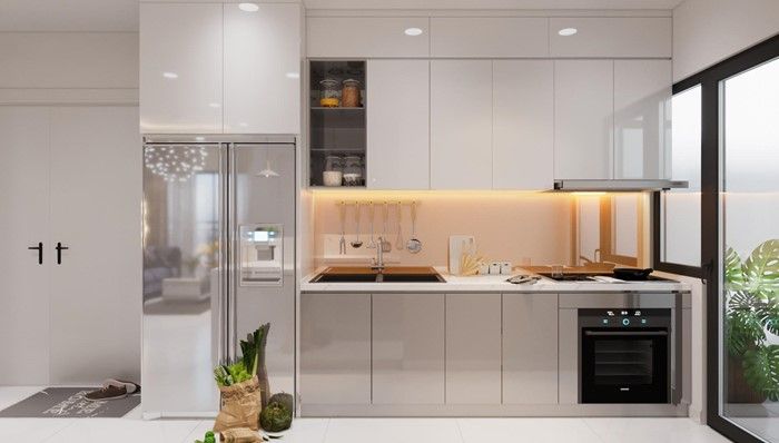 Tủ bếp đẹp mã rè tại TPHCM
