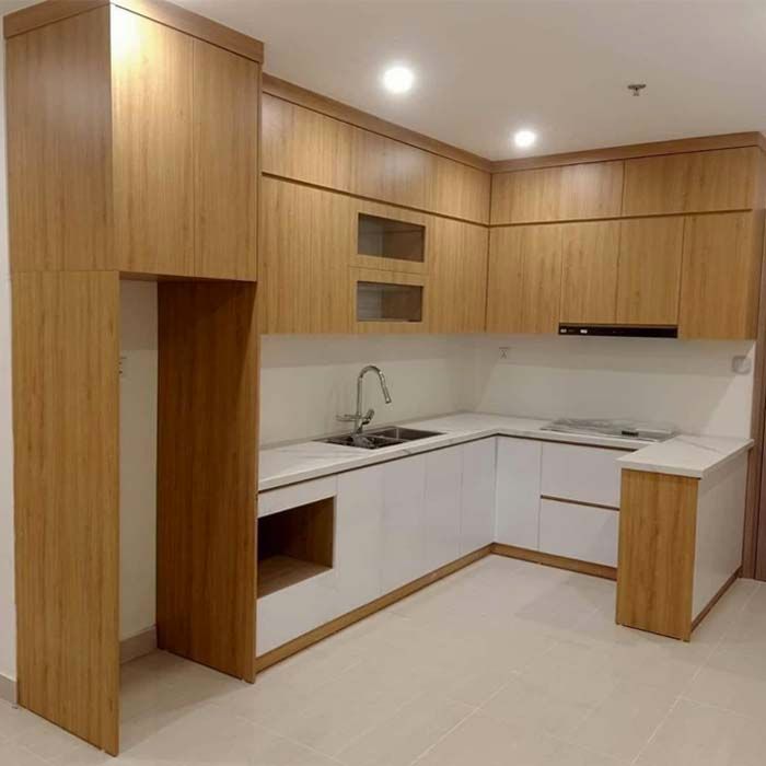 Tủ bếp MDF laminate