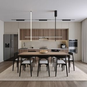 Bếp gia đình hiện đại