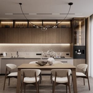 Bếp gia đình hiện đại