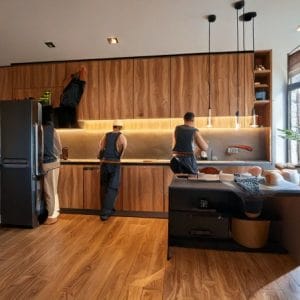 Đơn vị thi công tủ bếp