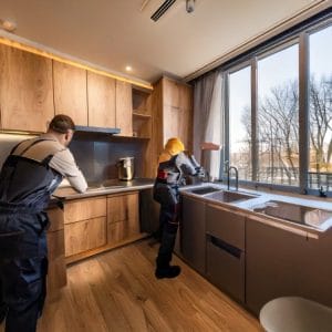 Đơn vị thi công tủ bếp