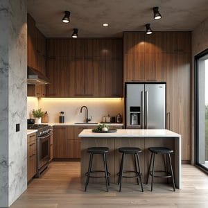 Hệ tủ bếp gia đình