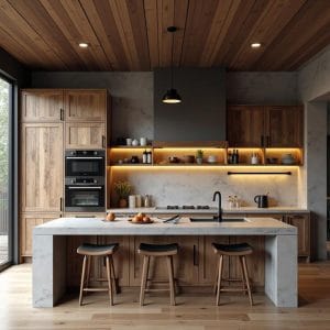 Hệ tủ bếp gia đình