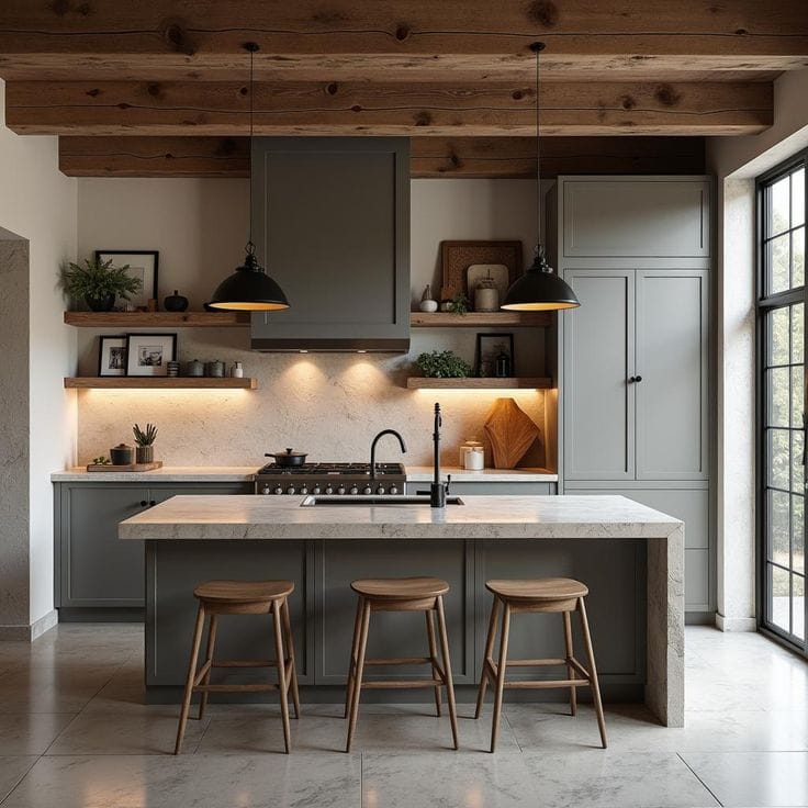 Hệ tủ bếp gia đình