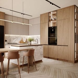 Không gian bếp đẹp