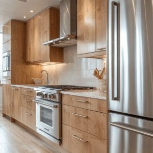 Làm tủ bếp gỗ