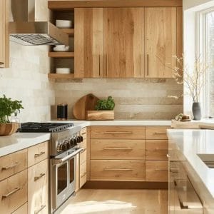 Làm tủ bếp gỗ