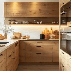 Làm tủ bếp gỗ