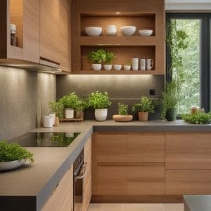 Làm tủ bếp gỗ