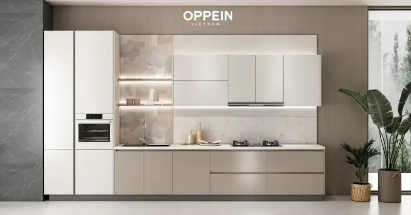 Mẫu Tủ Bếp Chung Cư Cao Cấp 5 Mẫu tủ bếp chung cư cao cấp