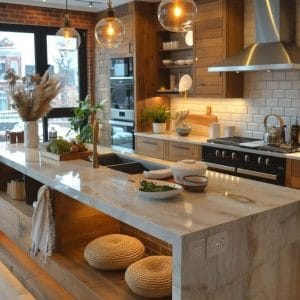 Nội thất bếp gỗ