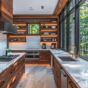 Nội thất bếp gỗ