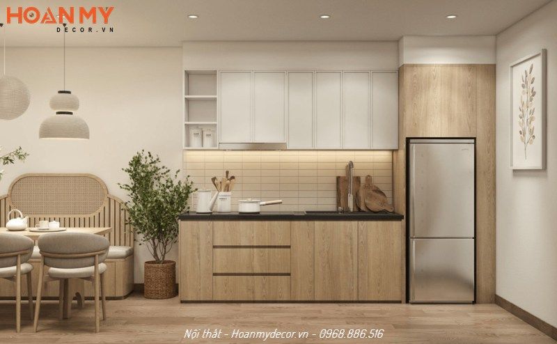 Nội Thất Tủ Bếp Chung Cư 5 Phong cách tối giản, hiện đại