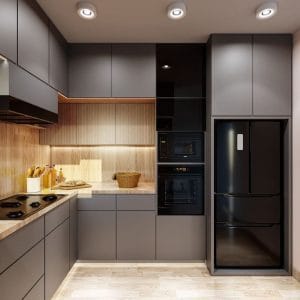 Thi công tủ bếp