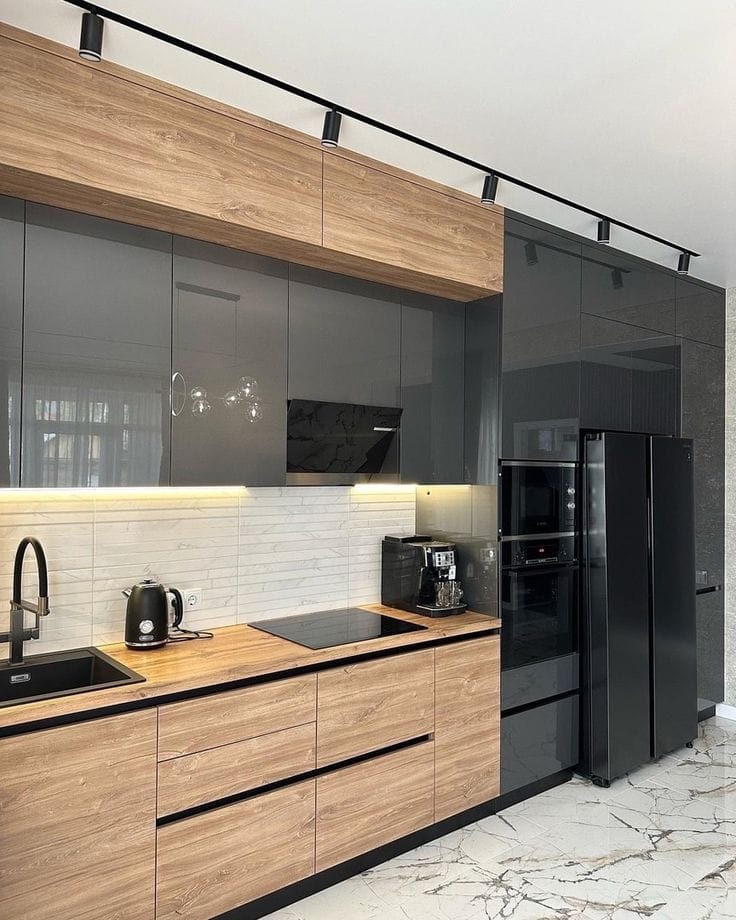 Thi công tủ bếp