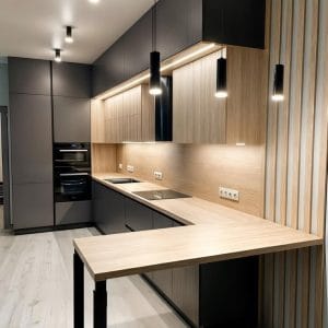 Thi công tủ bếp