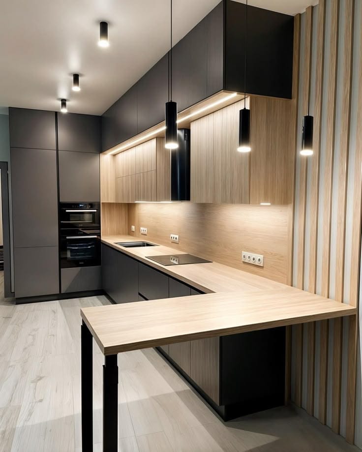 Thi công tủ bếp