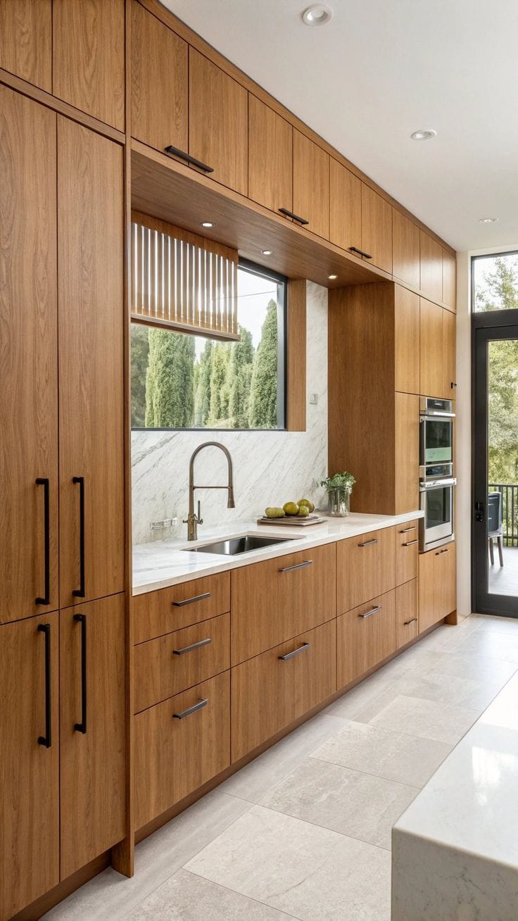 Thi công tủ bếp gỗ