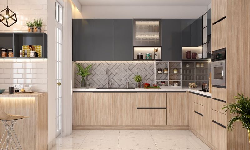 Tủ bếp tiện nghi, hiện đại