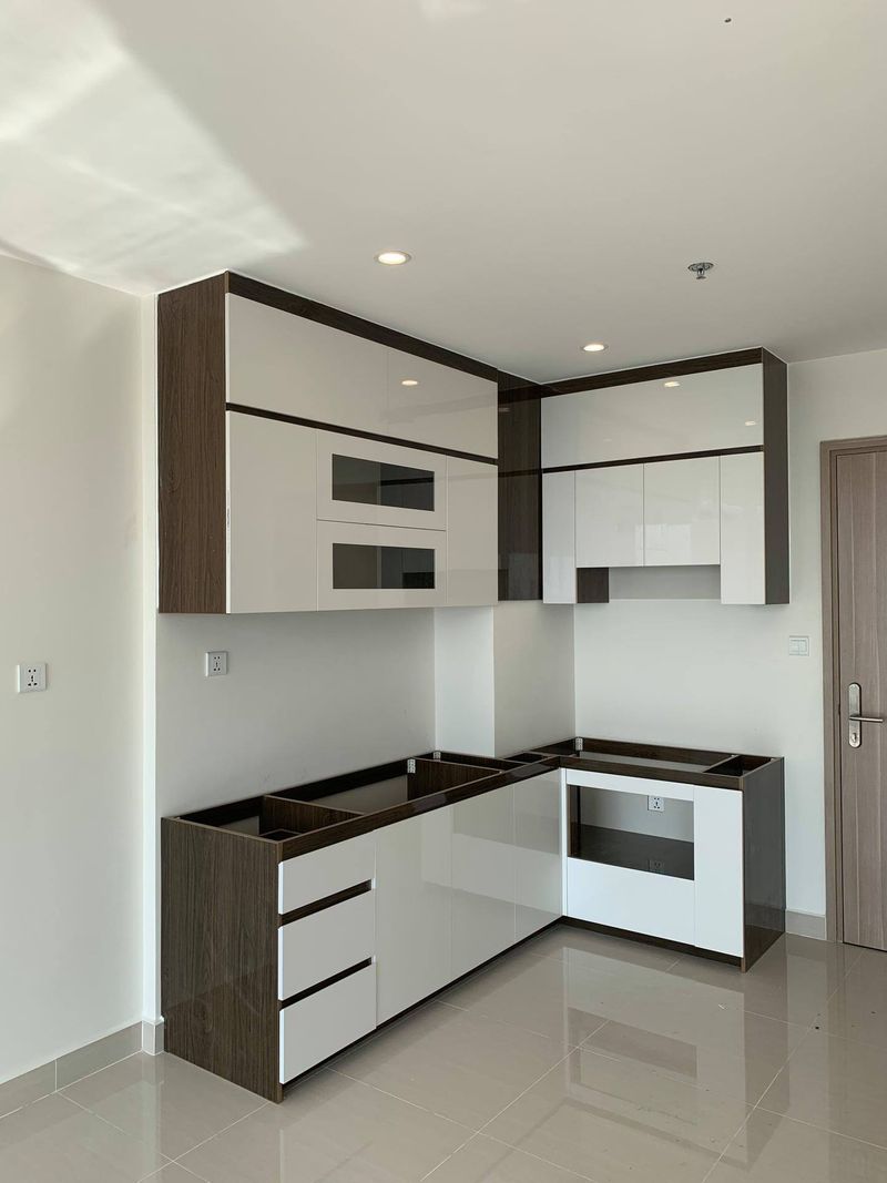 Thi Công Tủ Bếp Chung Cư 6 Tủ bếp acrylic