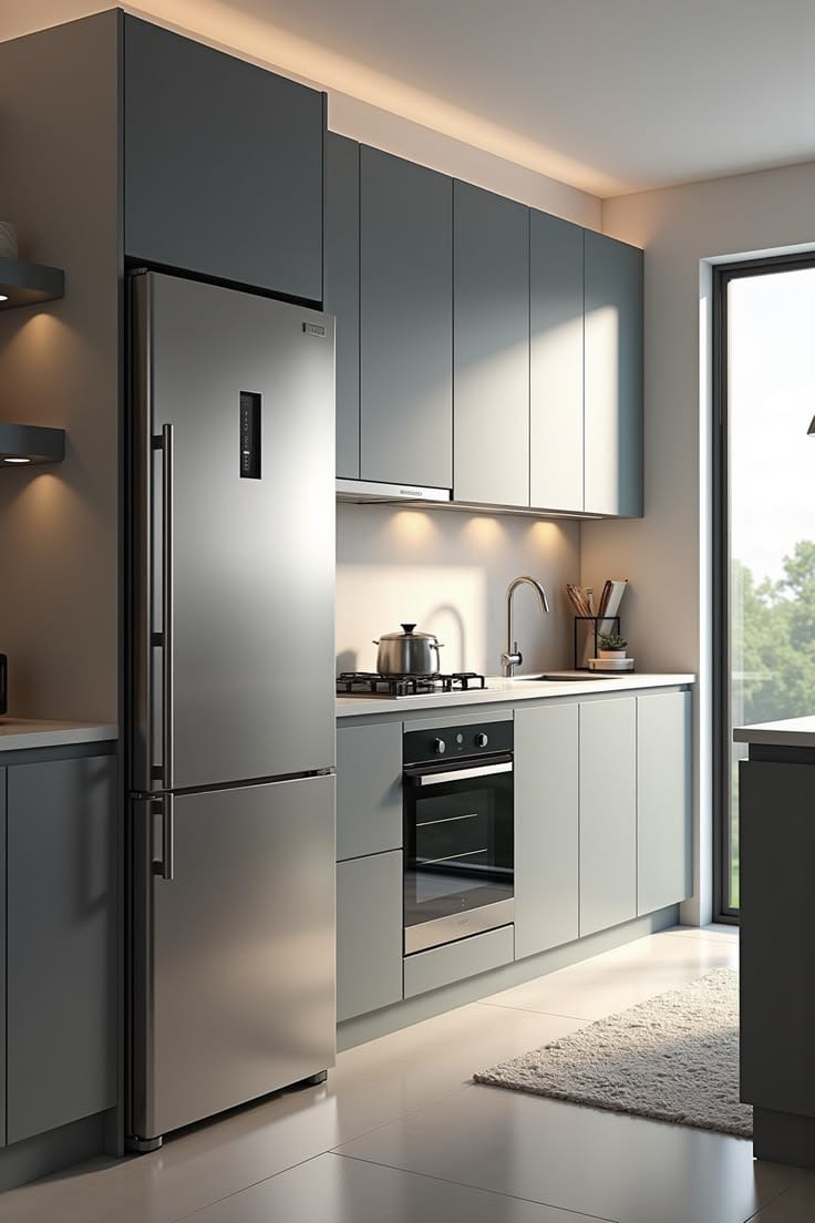 Tủ bếp cho nhà nhỏ