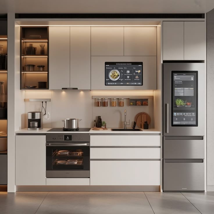 Tủ bếp cho nhà nhỏ