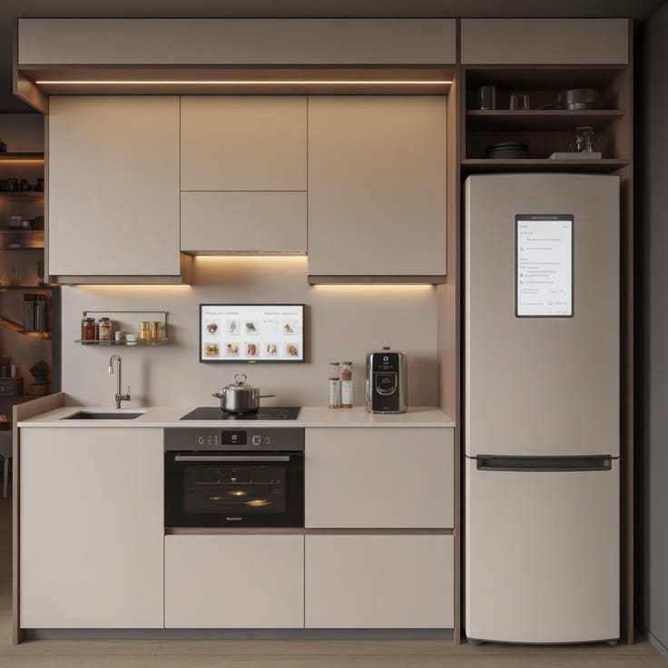 Tủ bếp cho nhà nhỏ