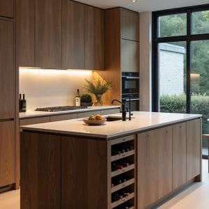 Tủ bếp có đảo bếp