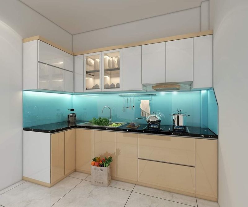 Không gian bếp tiện nghi, hiện đại
