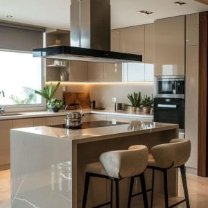 Tủ bếp đẹp cho căn hộ nhỏ