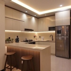 Tủ bếp đẹp cho căn hộ nhỏ