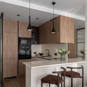 Tủ bếp đẹp cho căn hộ nhỏ