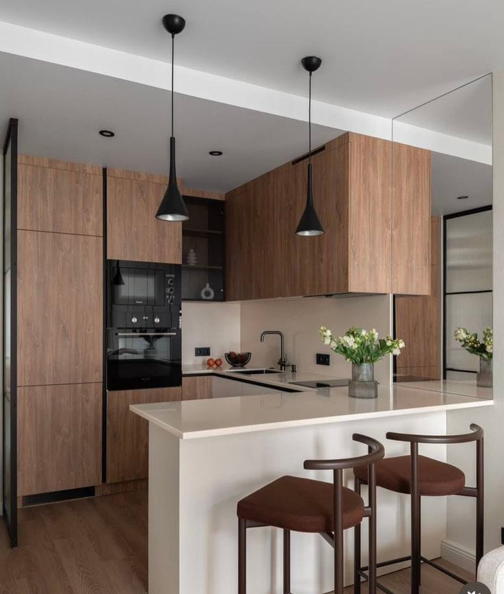 Tủ bếp đẹp cho căn hộ nhỏ