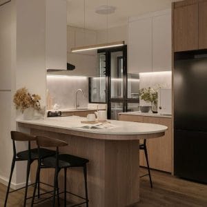 Tủ bếp đẹp cho căn hộ nhỏ