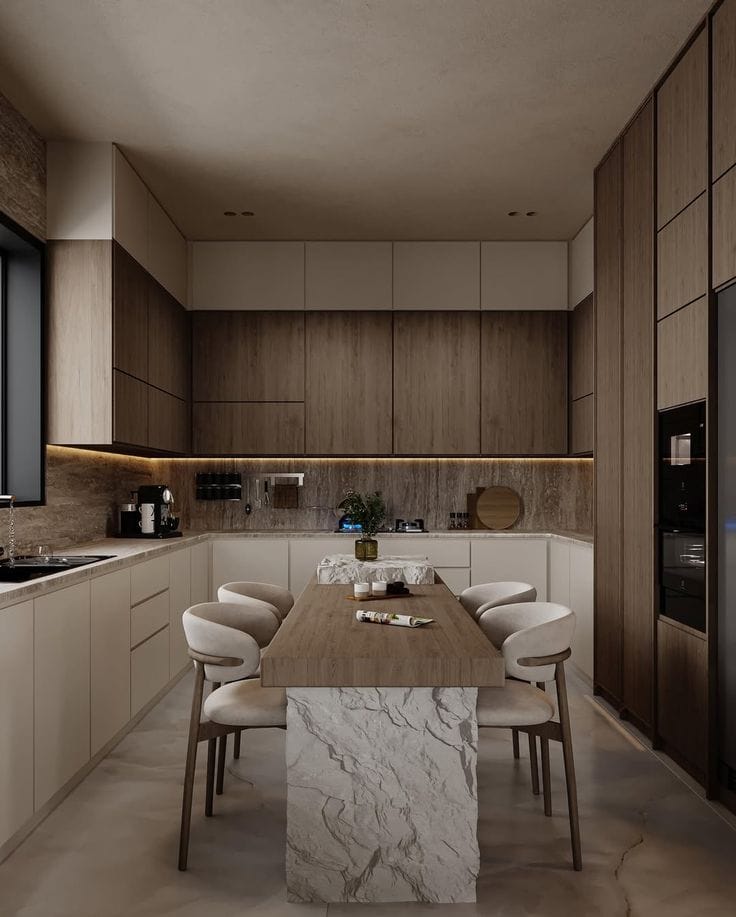 Tủ bếp đẹp cho gia đình