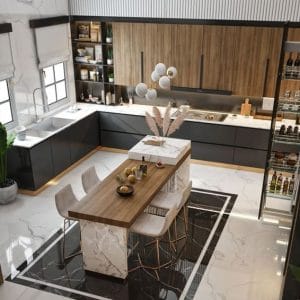 Tủ bếp đẹp cho gia đình