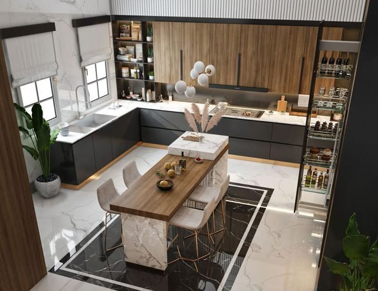 Tủ bếp đẹp cho gia đình