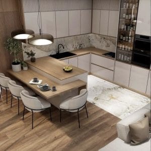 Tủ bếp đẹp cho gia đình