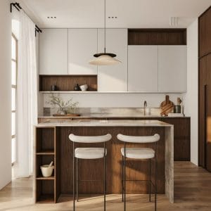 Tủ bếp gia đình