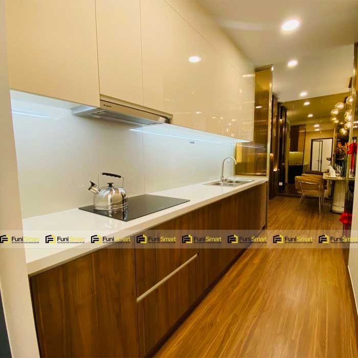 Tủ bếp gia đình ở chung cư