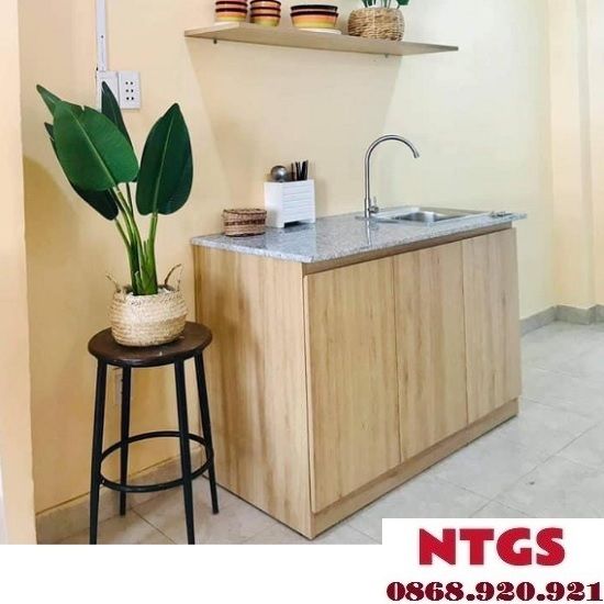 Tủ bếp giá rẻ 1m2