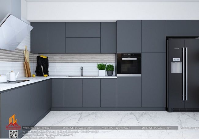 Tủ bếp gỗ laminate