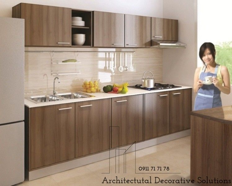 Tủ bếp gỗ công nghiệp 351s