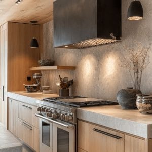 Tủ bếp gỗ đặt theo yêu cầu