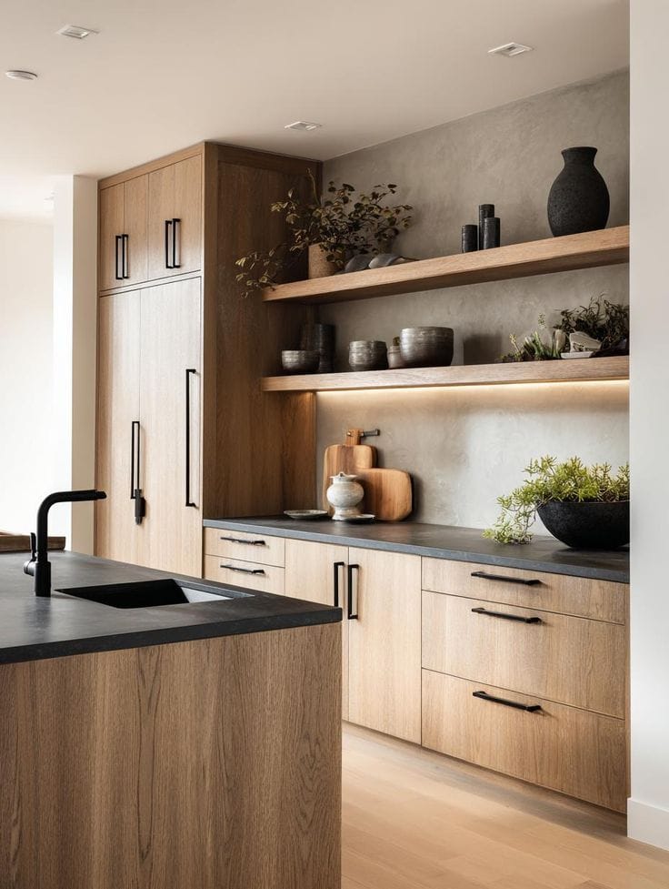 Tủ bếp gỗ đặt theo yêu cầu