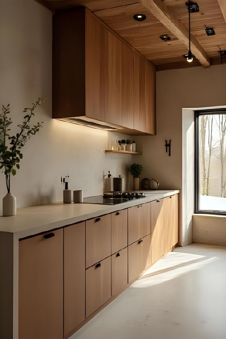 Tủ bếp gỗ đặt theo yêu cầu