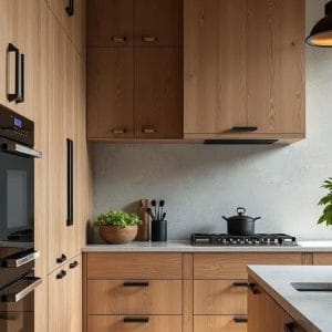 Tủ bếp gỗ đặt theo yêu cầu